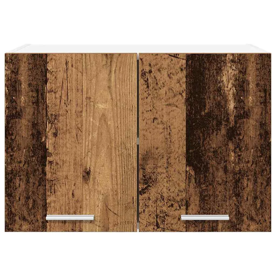 Armoire suspendue Bois ancien et Blanc 60 x 31 x 40 cm - 6