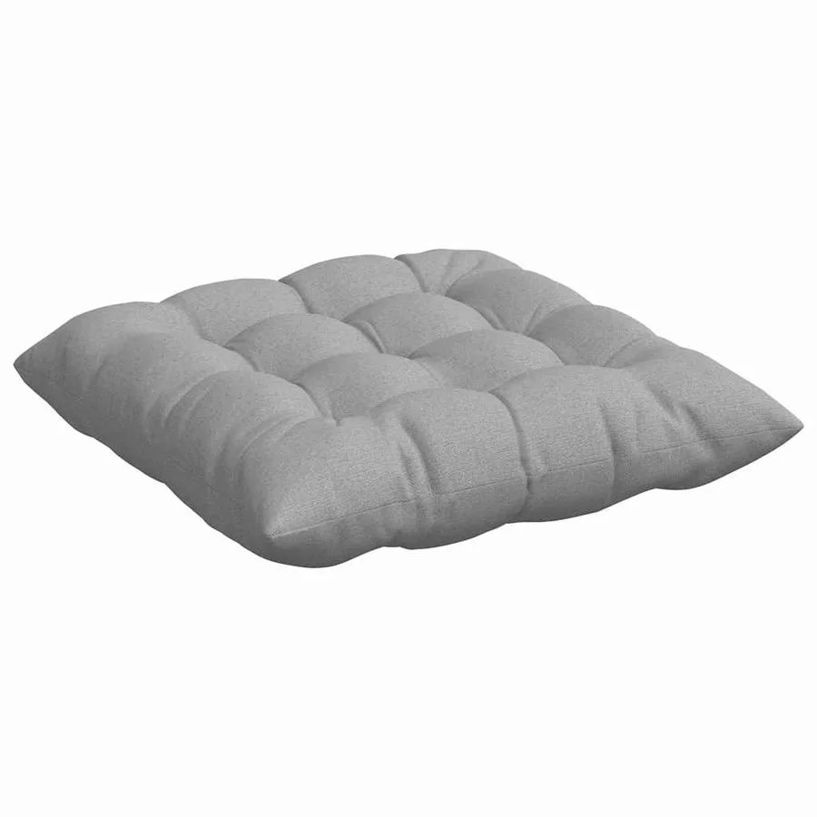 Coussins de siège 4 pcs Gris nuage 40 x 40 x 6 cm tissu - 5