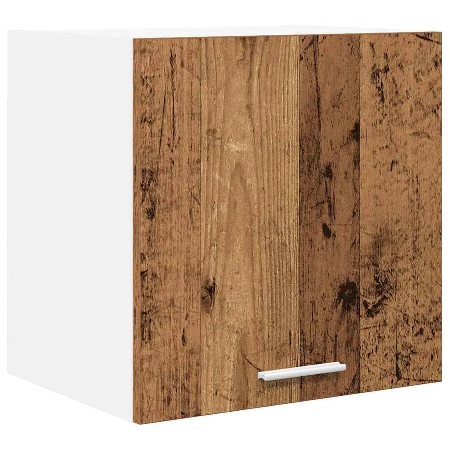 Armoire suspendue 2 pcs Bois ancien et Blanc 40 x 31 x 40 cm - 5