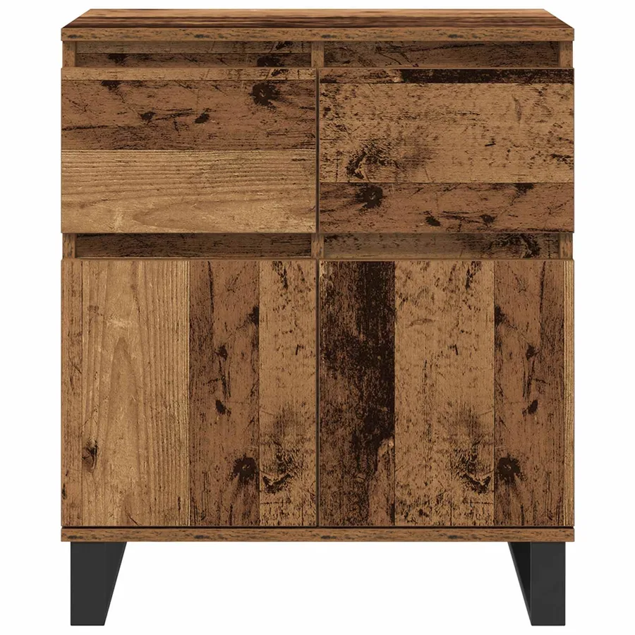 Buffet Bois Ancien 60 x 35 x 70 cm Bois d'ingénierie et fer - 6