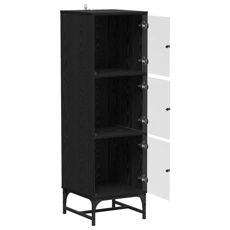 Buffet Chêne noir 35 x 37 x 117 cm - 5