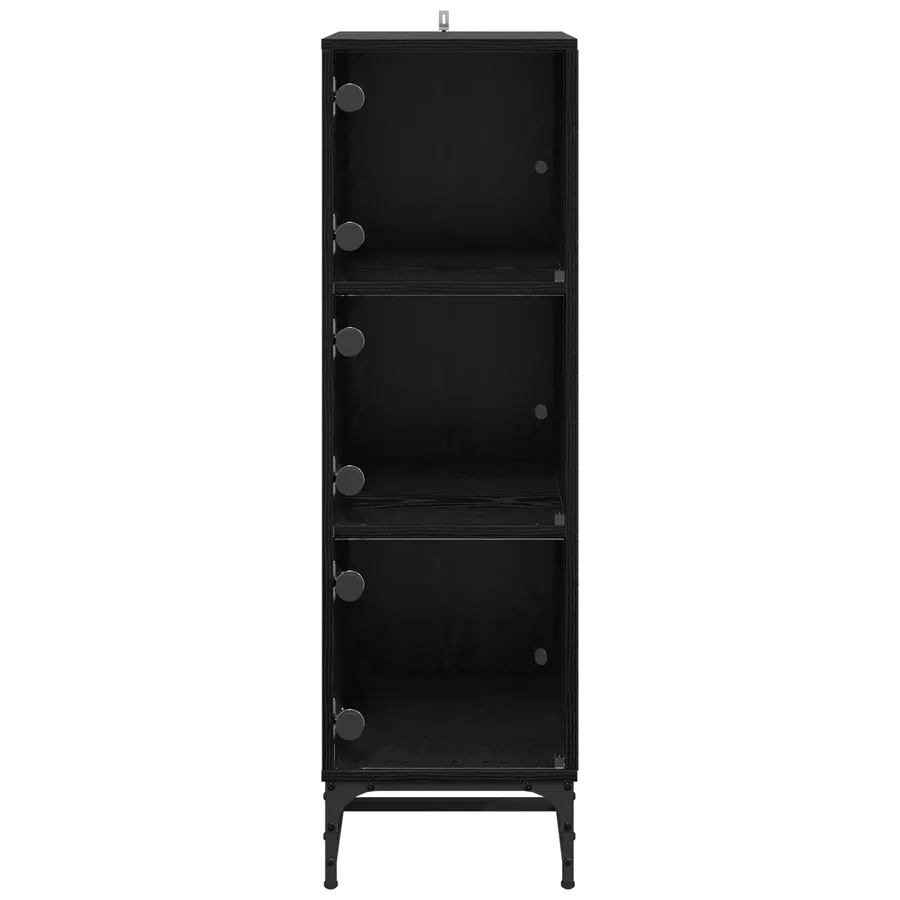 Buffet Chêne noir 35 x 37 x 117 cm - 6