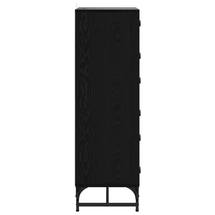 Buffet Chêne noir 35 x 37 x 117 cm - 7