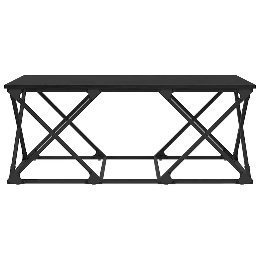 Table basse Chêne noir 100 x 49 x 40 cm Bois d'ingénierie - 5