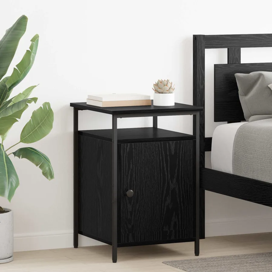 Cabinet de chevet 2 pcs Chêne noir 40 x 42 x 60cm