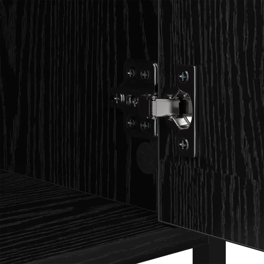 Cabinet de chevet 2 pcs Chêne noir 40 x 42 x 60cm - 8
