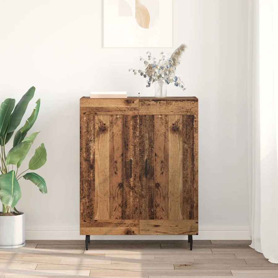Buffet Bois Ancien 69,5 x 34 x 90 cm Bois d'ingénierie et fer - 4
