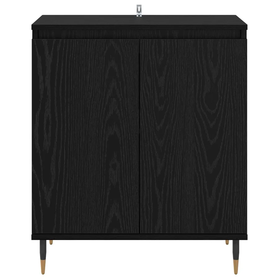 Buffet Chêne noir 60 x 35 x 70 cm Bois d'ingénierie - 6