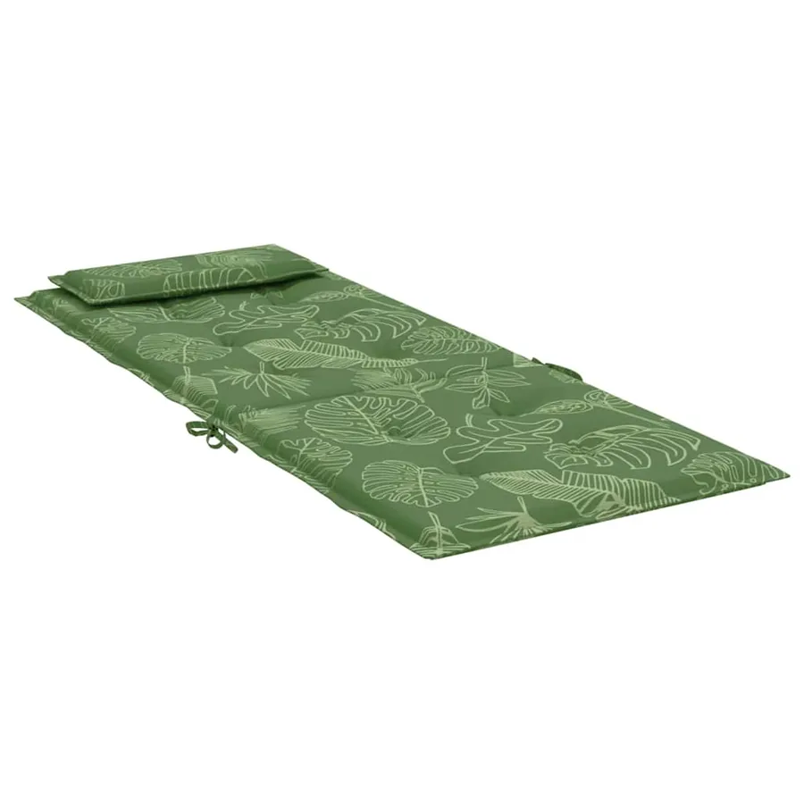 Coussins de chaise à dossier haut lot de 4 modèle de feuille - 6