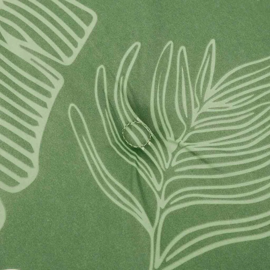 Coussins de chaise à dossier haut lot de 4 modèle de feuille - 8