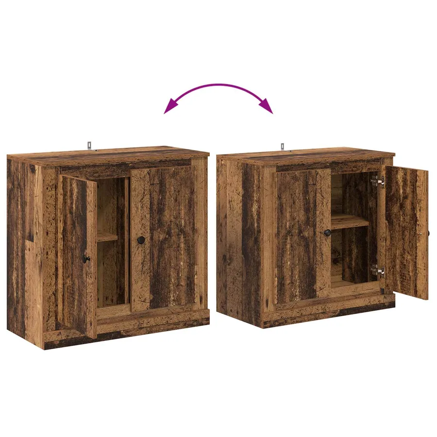 Buffets avec tiroir 3 pcs Bois ancien 210 x 35,5 x 67,5 cm - 12