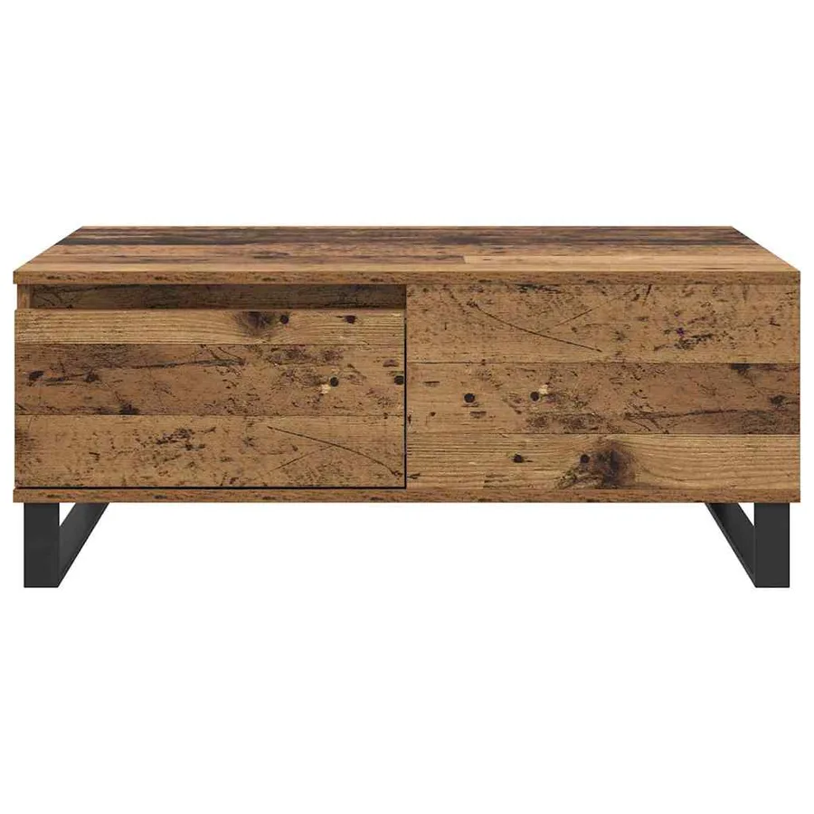 Table basse Bois Ancien 90 x 50 x 36,5 cm Bois d'ingénierie - 6