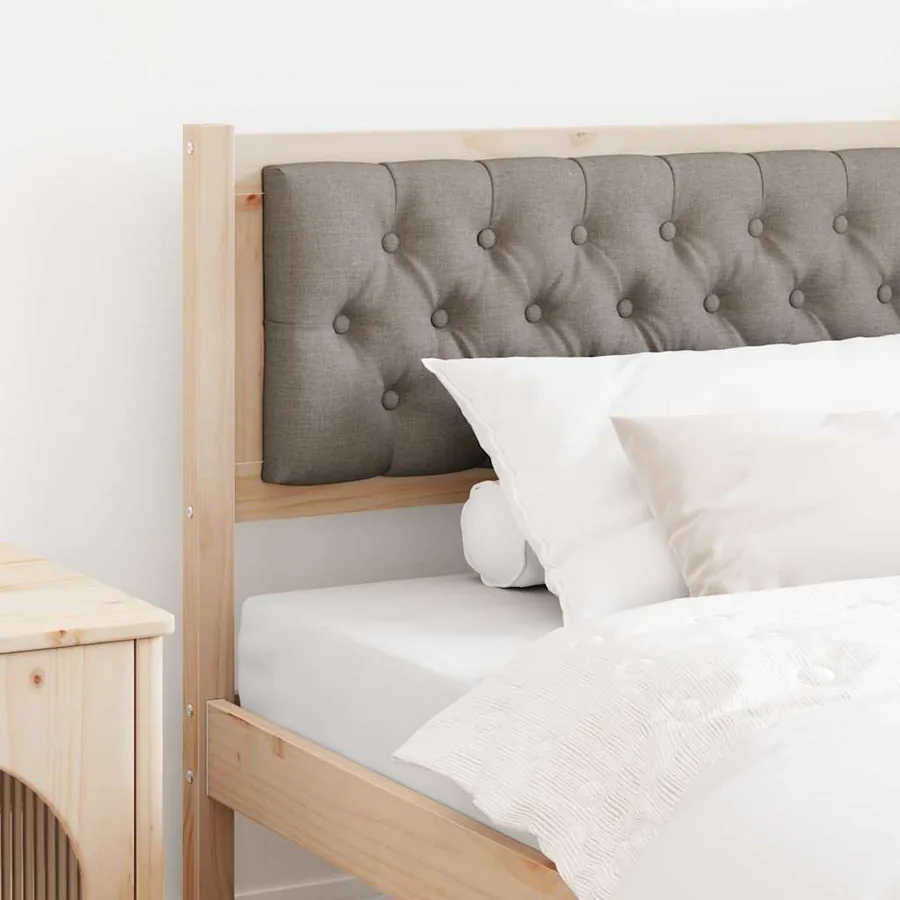 Tête de lit Autre Marron et taupe 100 cm Bois massif en pin