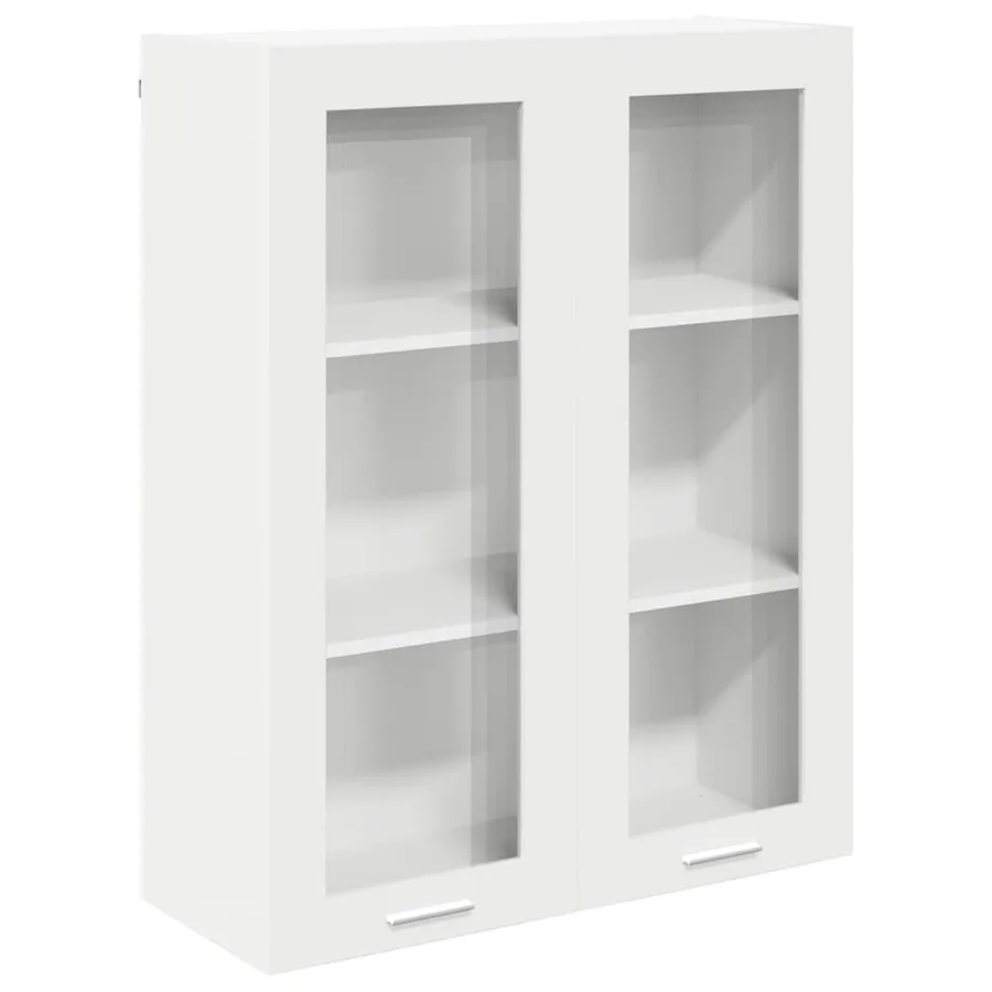 Armoire suspendue Blanc 80 x 31 x 100 cm Bois d'ingénierie - 2
