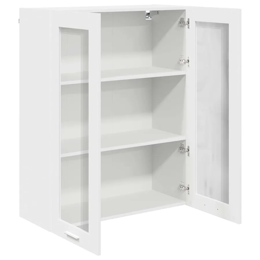 Armoire suspendue Blanc 80 x 31 x 100 cm Bois d'ingénierie - 5