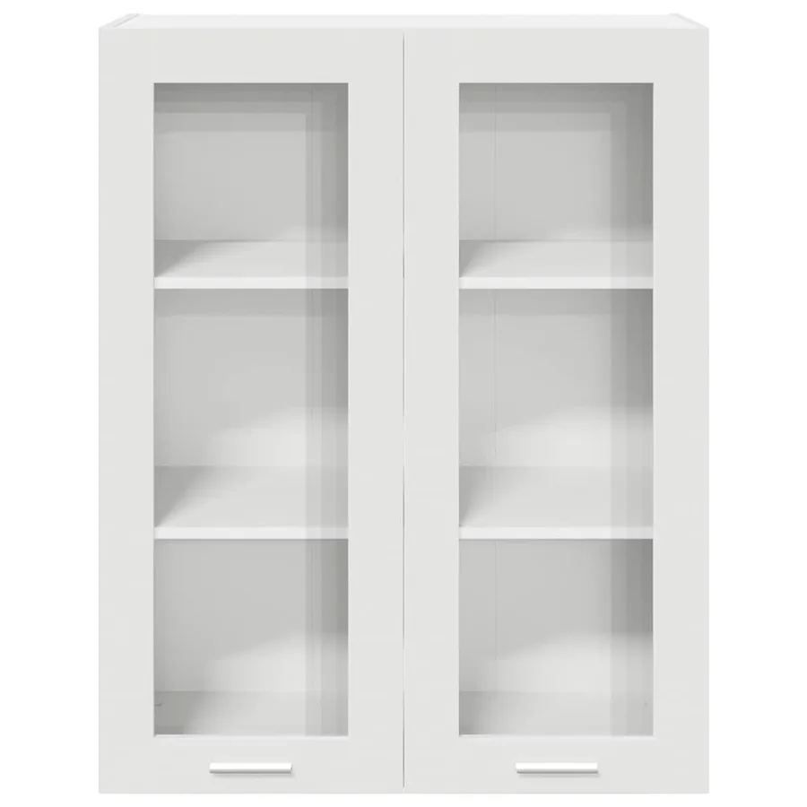 Armoire suspendue Blanc 80 x 31 x 100 cm Bois d'ingénierie - 6