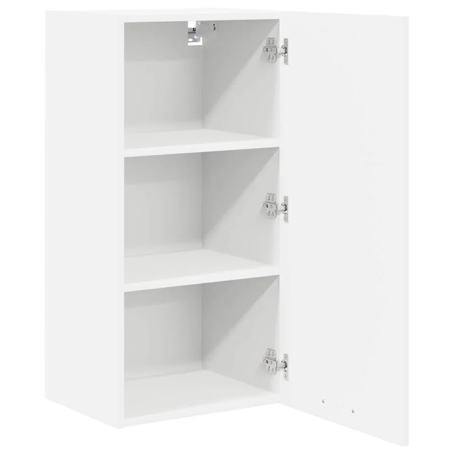 Armoire suspendue Blanc 40 x 31 x 80 cm Bois d'ingénierie - 5