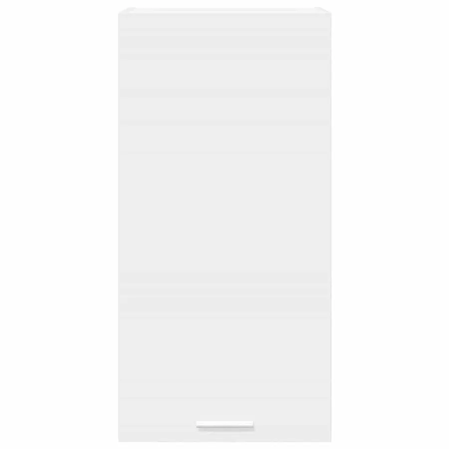 Armoire suspendue Blanc 40 x 31 x 80 cm Bois d'ingénierie - 6