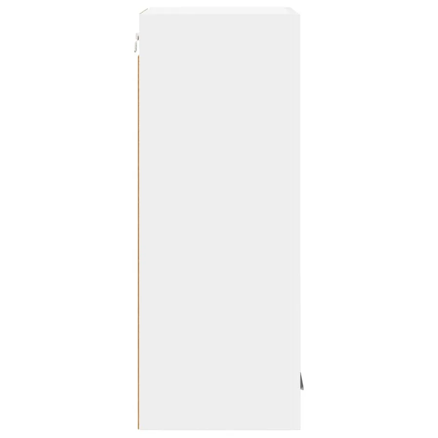 Armoire suspendue Blanc 40 x 31 x 80 cm Bois d'ingénierie - 7