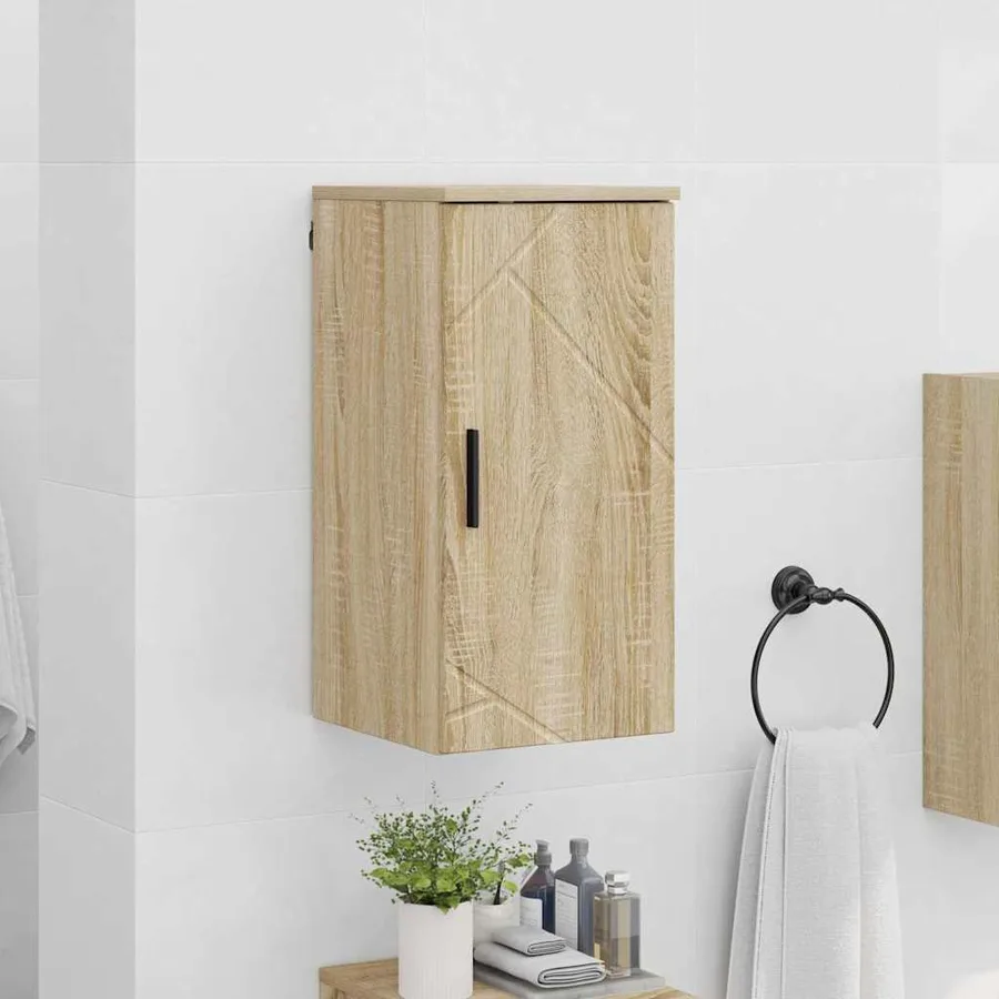 Cabinet de salle de bain Chêne Sonoma 30 x 31,5 x 61 cm - 4