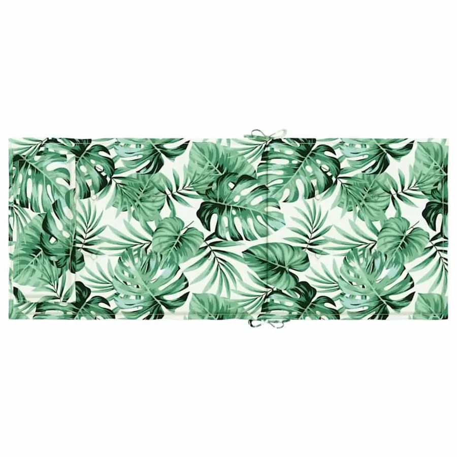 Coussins de chaise à dossier haut lot de 4 modèle de feuille - 7