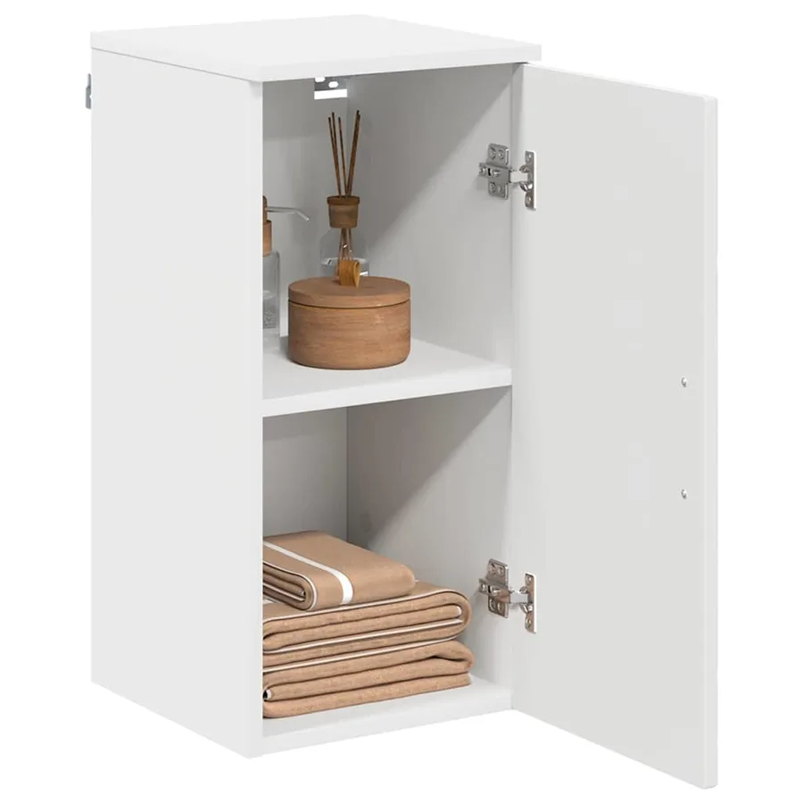 Cabinet de salle de bain Montage mural Blanc 30 x 31,5 x 61 cm - 3
