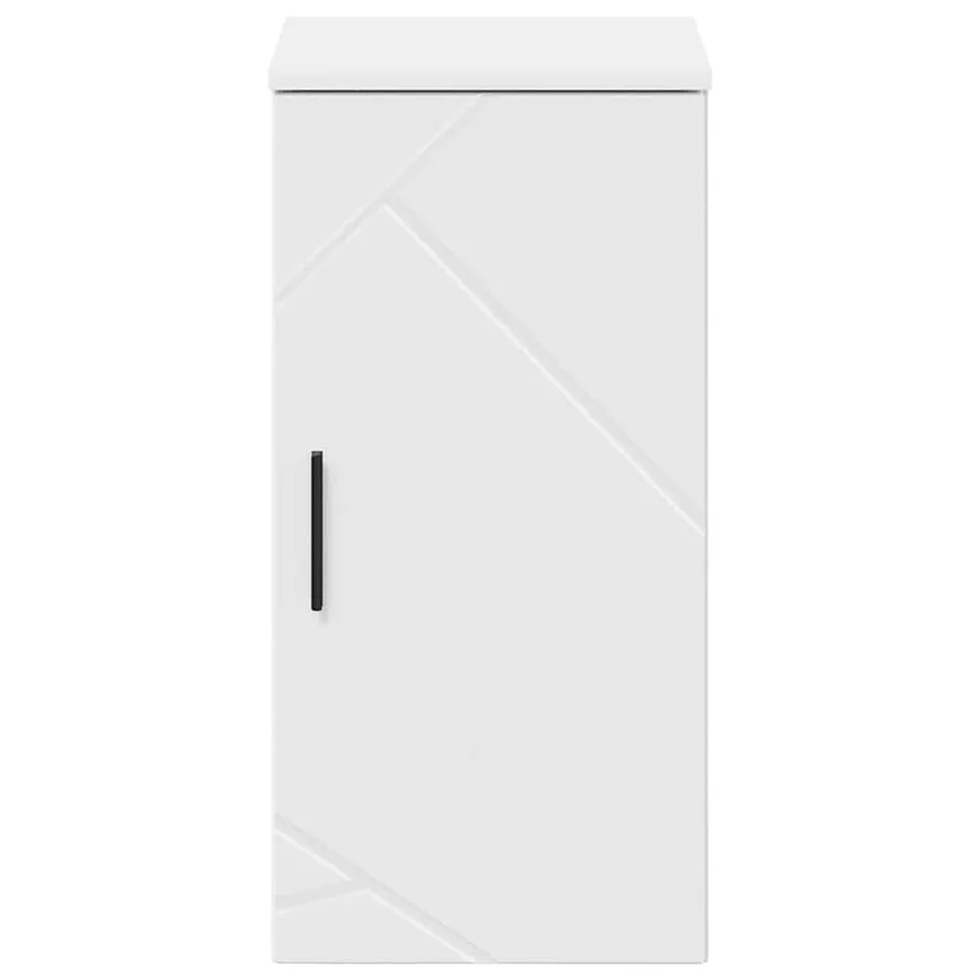 Cabinet de salle de bain Montage mural Blanc 30 x 31,5 x 61 cm - 6