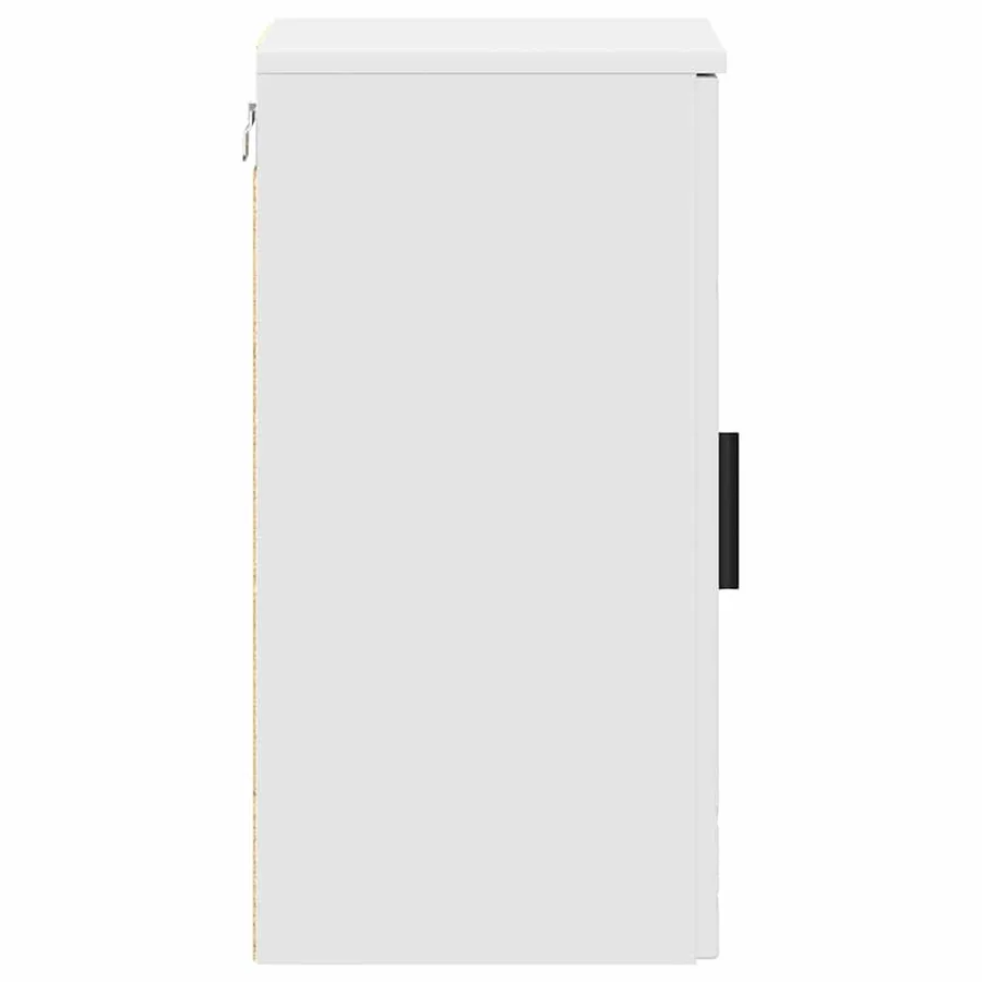 Cabinet de salle de bain Montage mural Blanc 30 x 31,5 x 61 cm - 7