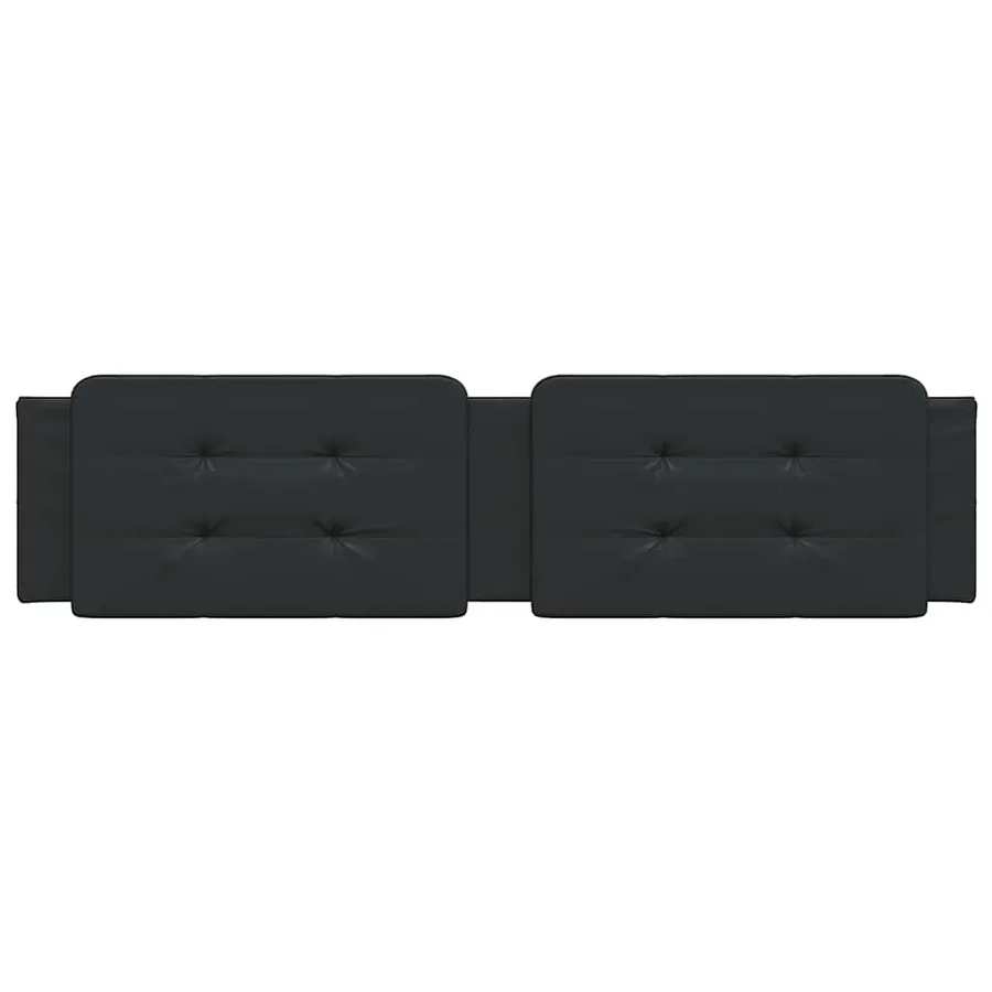Coussin de tête de lit Zadar noir 193 cm similicuir - 4