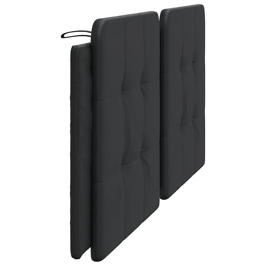 Coussin de tête de lit Zadar noir 193 cm similicuir - 5