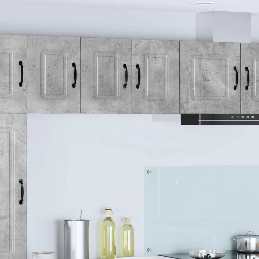 Panneau de lave-vaisselle Kalmar 2 pcs Gris béton