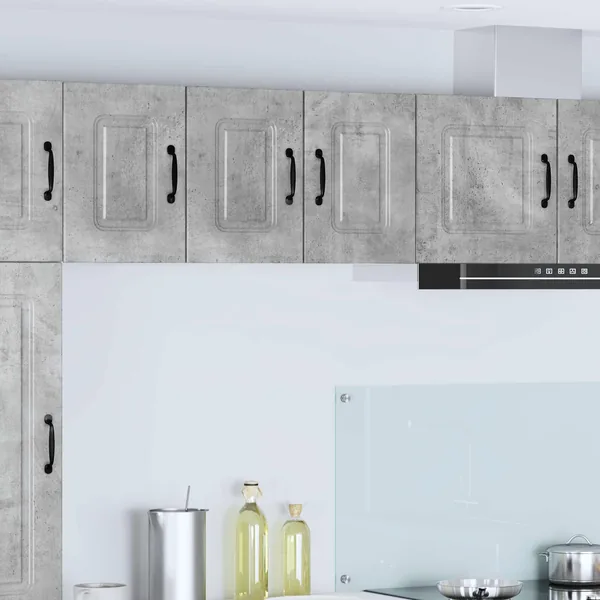 Panneau de lave-vaisselle Kalmar 2 pcs Gris béton