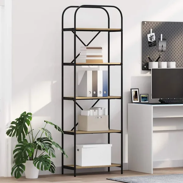 Étagère Chêne Sonoma 60 x 30 x 183 cm Bois d'ingénierie