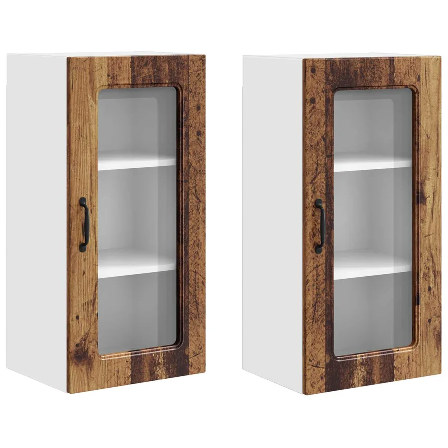 Panneau de lave-vaisselle Kalmar 2 pcs Bois ancien - 2