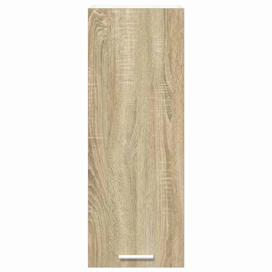 Armoire suspendue 2 pcs Chêne Sonoma et Blanc 30 x 31 x 80 cm - 7