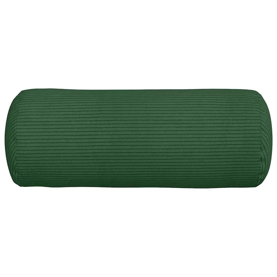 Coussins d'accent 2 pcs Vert foncé Ø 15 x 40 cm - 6