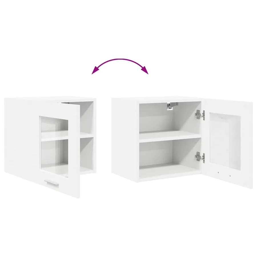 Armoire suspendue 2 pcs Blanc 40 x 31 x 40 cm Bois d'ingénierie - 12