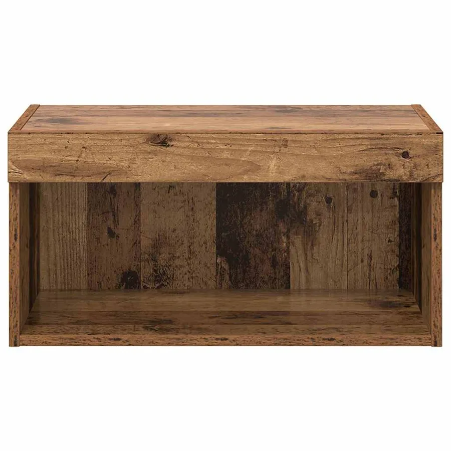 Ensemble meuble TV avec LED Bois Ancien 60 x 30 x 30 cm - 7