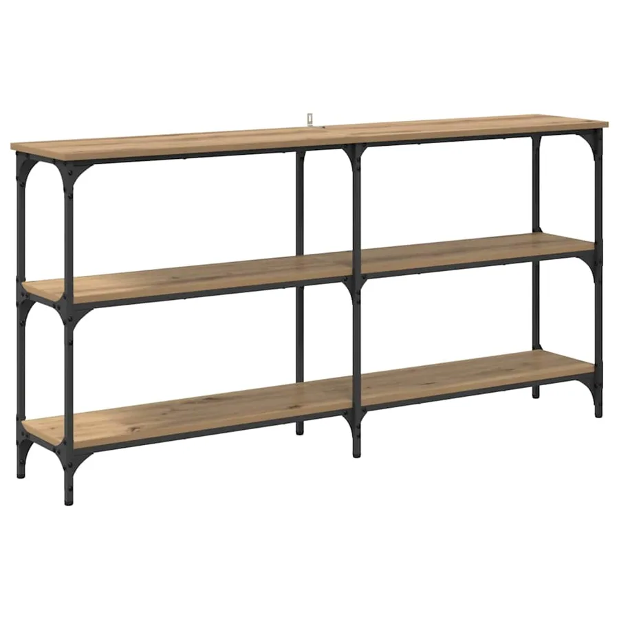 Table console Chêne artisanal 150 x 29 x 75 cm - 2
