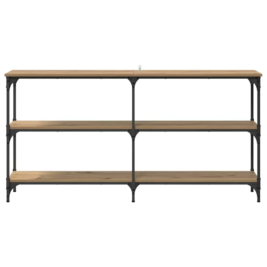 Table console Chêne artisanal 150 x 29 x 75 cm - 5