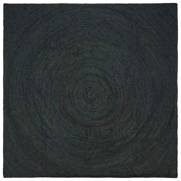 Tapis de surface Gris foncé 200 x 200 cm Jute