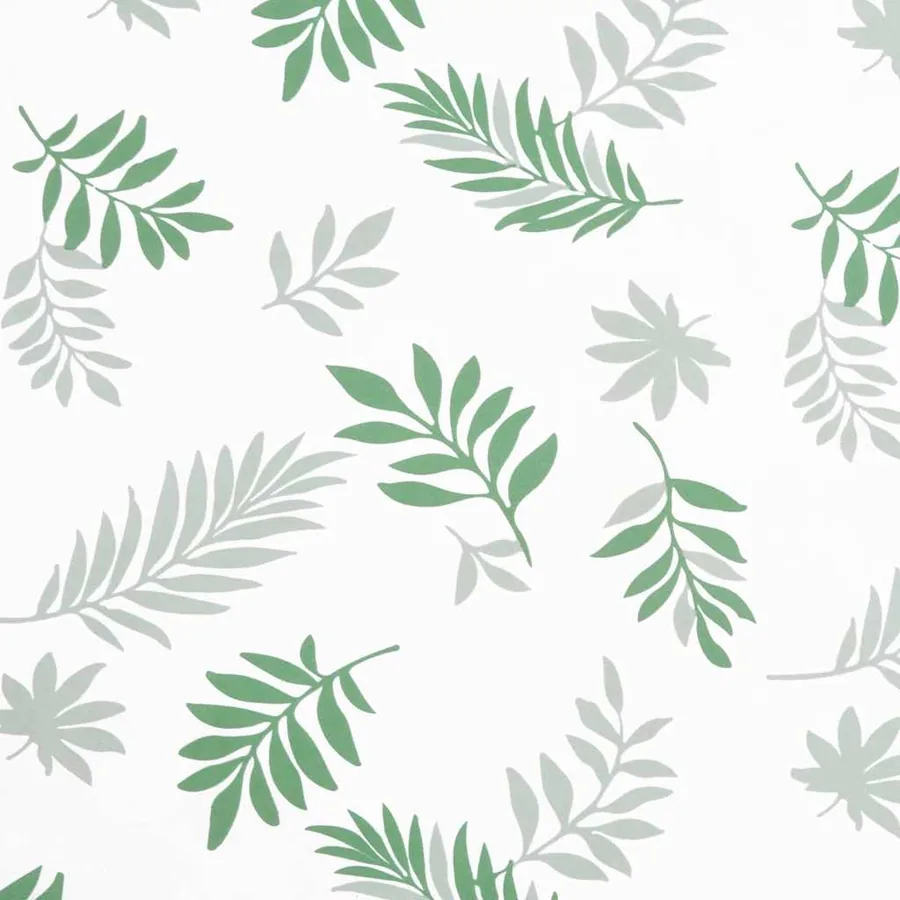 Coussins de banc de jardin lot de 2 motif de feuilles tissu - 8