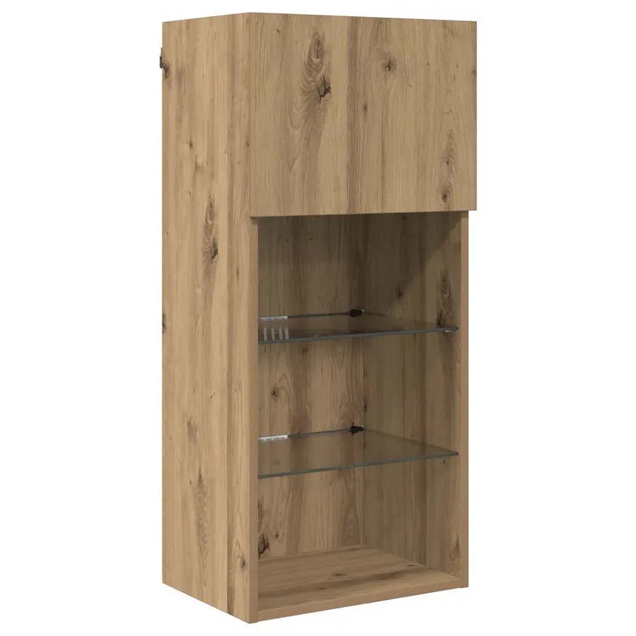 Meubles TV muraux 6 pcs Bois Ancien Bois d'ingénierie - 6