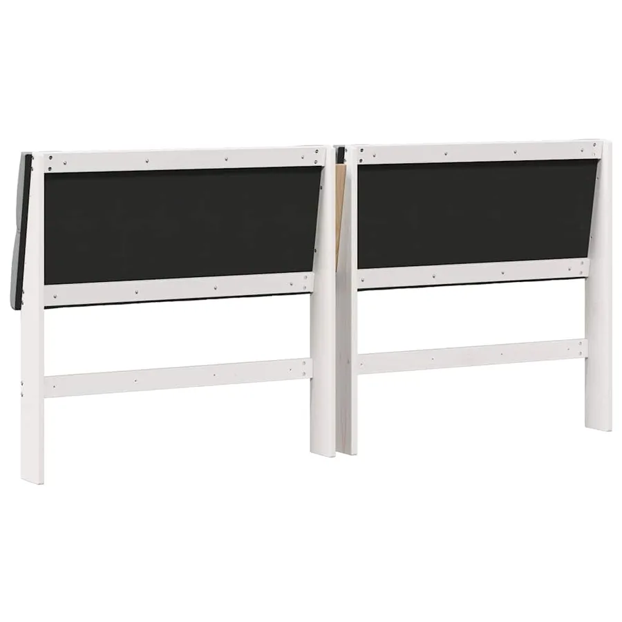Tête de lit capitonnée Gris clair 200 cm Pin massif - 6