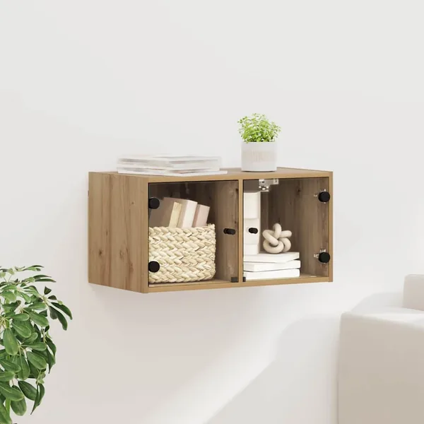 Meuble mural 68 x 37 x 35 cm Bois d'ingénierie Chêne artisanal