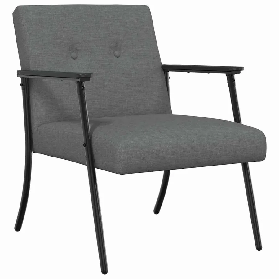fauteuil Gris foncé tissu - 2