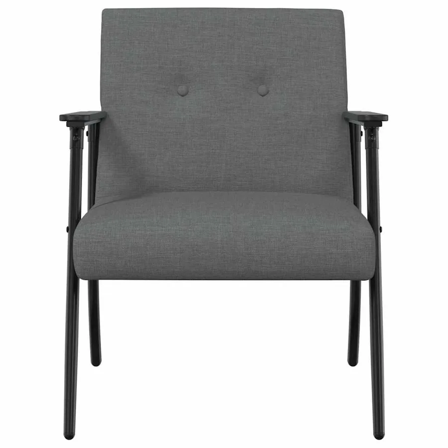 fauteuil Gris foncé tissu - 4