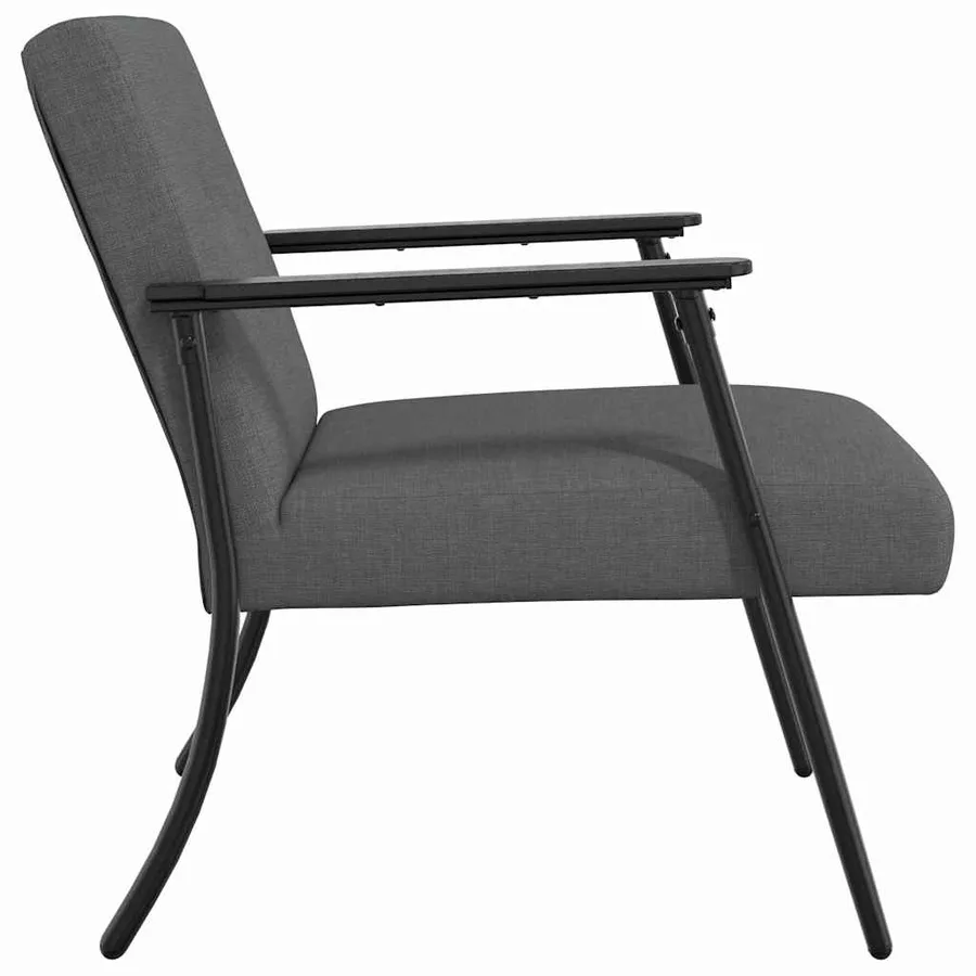 fauteuil Gris foncé tissu - 5