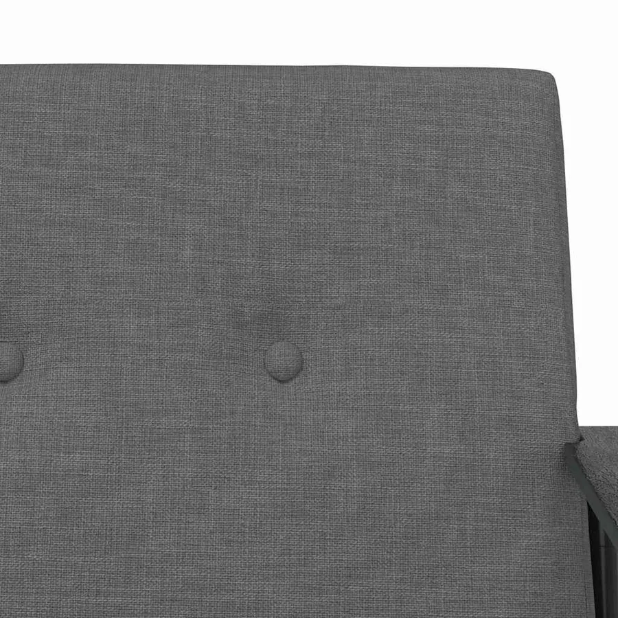fauteuil Gris foncé tissu - 7