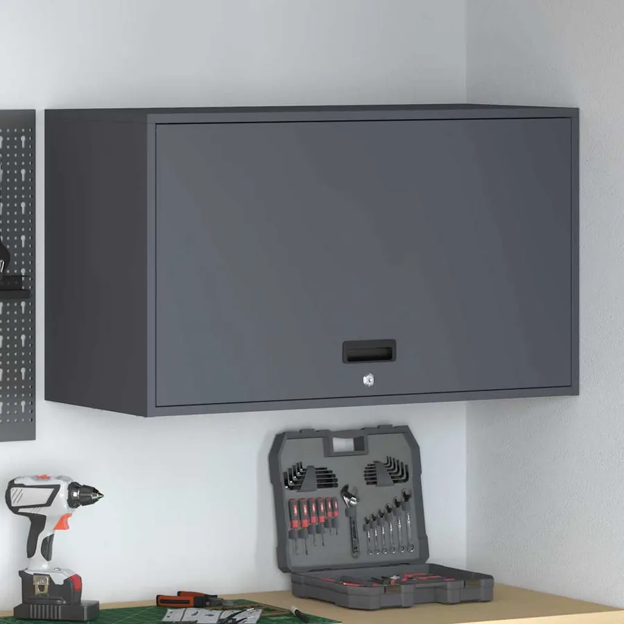 Armoire murale pour garage Anthracite 90 x 40 x 53 cm